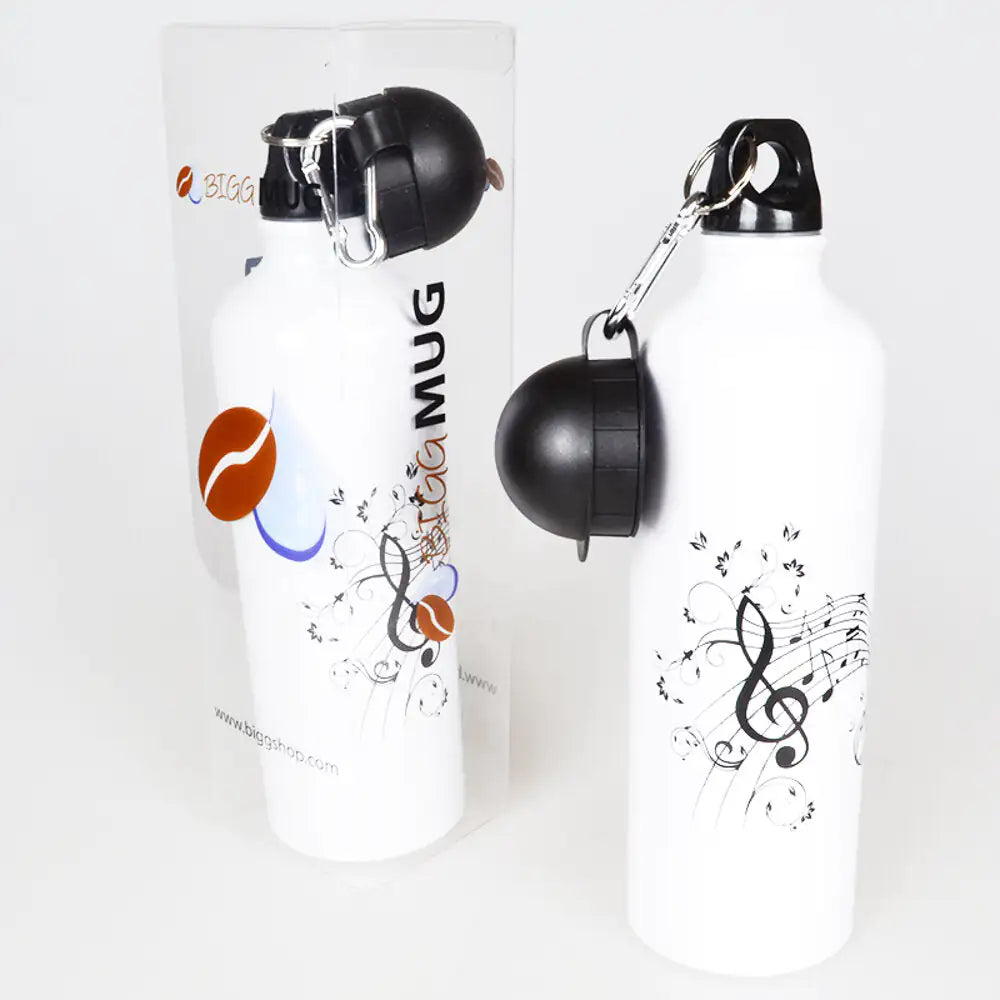 Biggdesign Clef Sign Aluminum Water Bottle 750 Ml